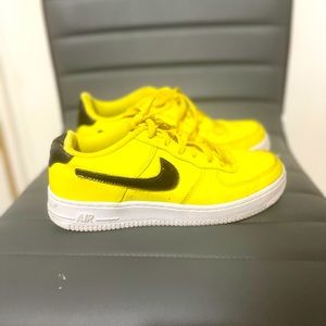 Yellow Nike air forces